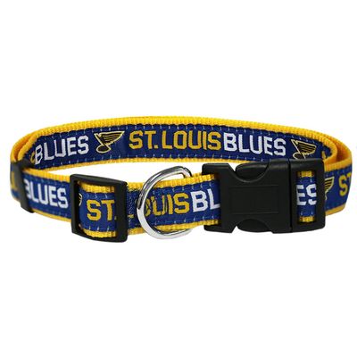 NHL Saint Louis Blues Collar for Dogs & Cats, Medium. - Adjustable, Cute & Stylish! The Ultimate Hockey Fan Collar!