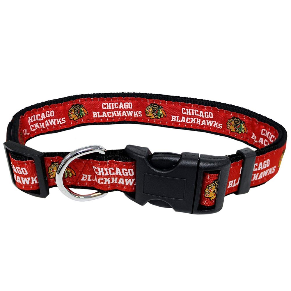 Pets First NHL Collar for Dogs & Cats. Adjustable, Cute, & Stylish! The Ultimate Hockey Fan Collar!