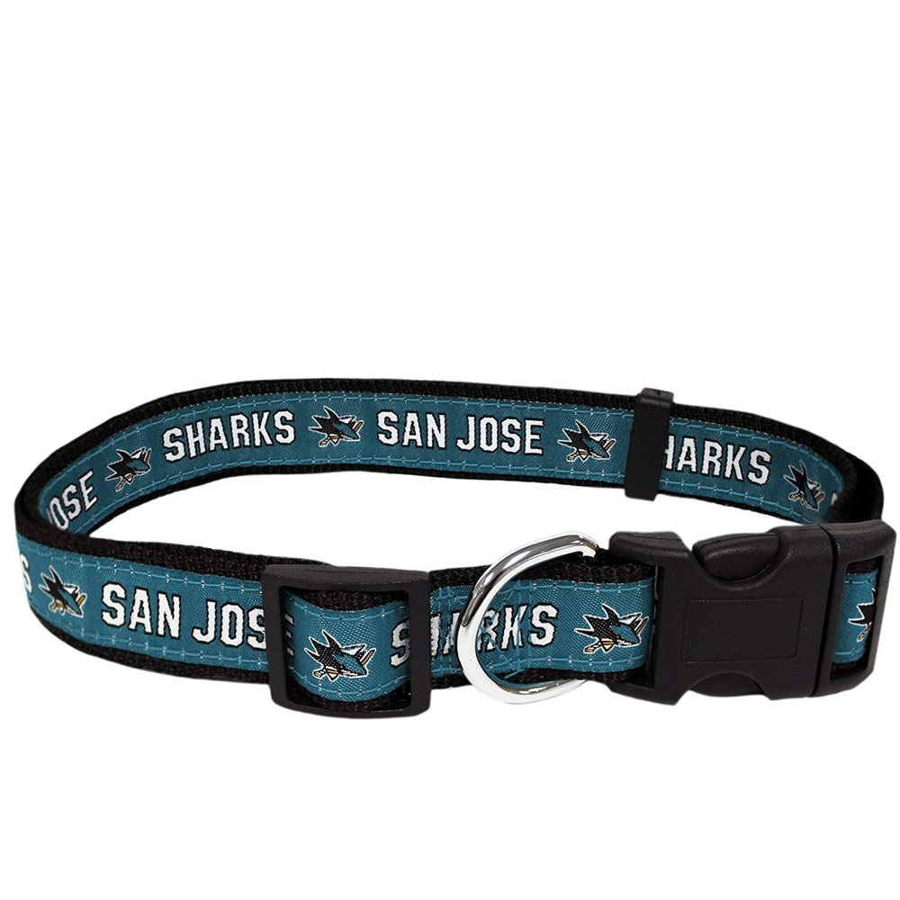 Pets First NHL Collar for Dogs & Cats. Adjustable, Cute, & Stylish! The Ultimate Hockey Fan Collar!