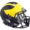 NCAA Michigan Wolverines Helmet Authentic Full Size Speed Style 2016 Painted Design, Team Color, One Size view 1