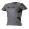 Alleson Adult Upper Body Integrated Protector Charcoal, Lime M BSIPT BSIPT-CHLI-M view 1