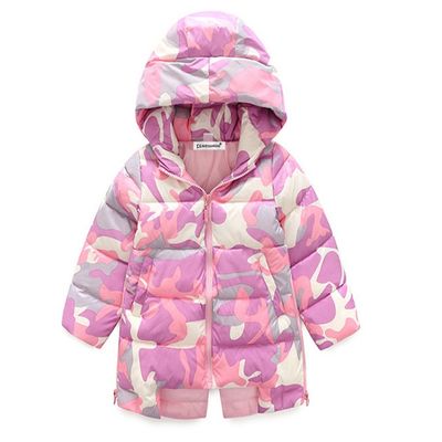 Winter Coat for Baby Girl Winter Christmas Jackets Winter Coat for Baby Boy (7, Cute Pink Camouflage)