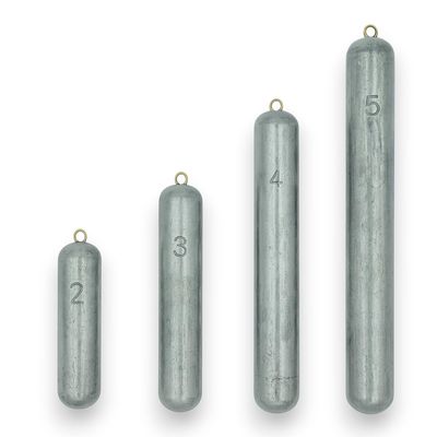 Deep Drop Fishing Lead Weight Sinker, 2lb-5lb Available, Fits in Rodholder, Made in The USA (5lb)