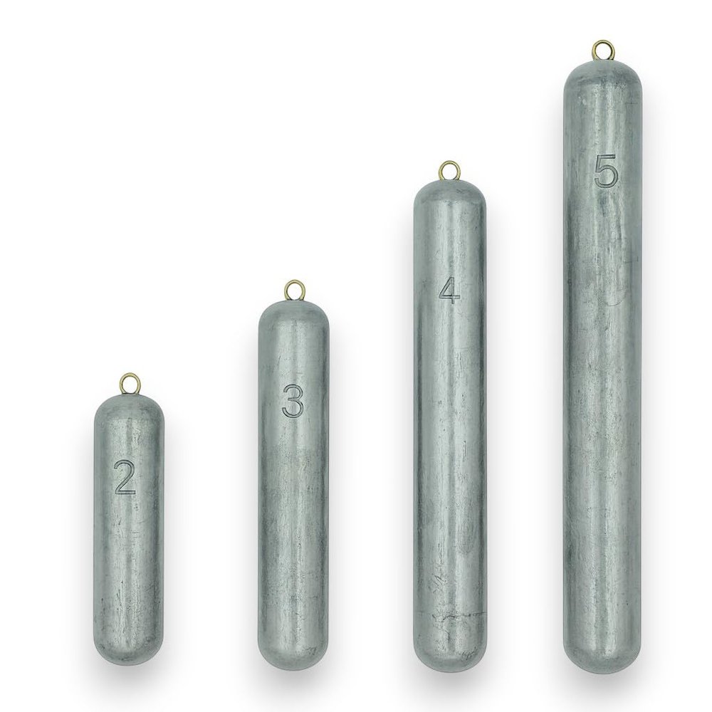 Deep Drop Fishing Lead Weight Sinker, 2lb-5lb Available, Fits in Rodholder, Made in The USA (5lb)