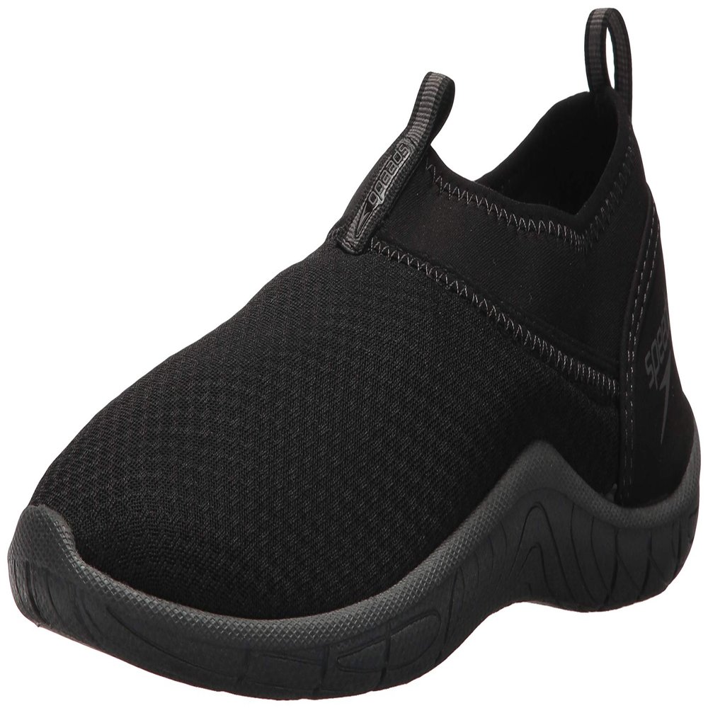 Speedo Mens Tidal Cruiser Water Shoe, Black/Dark Gull Grey, 12 Women 9.5 Men US