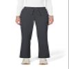 KOI Basics Women's Holly Cargo Scrub Pants, 8 Pockets, Drawstring Waist Charcoal Medium Tall view 1