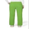 KOI Basics Women's Holly Cargo Scrub Pants, 8 Pockets, Drawstring Waist Green Tea Small Petite view 2