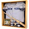 sfDisplay.com,LLC. Sports Jersey Display Case Select Your Size 98% UV Lockable 3 Sizes to Choose Uniform Jacket Frame (Oak Wood Finish, Extra Deep Jersey=38x29x4.75) view 1
