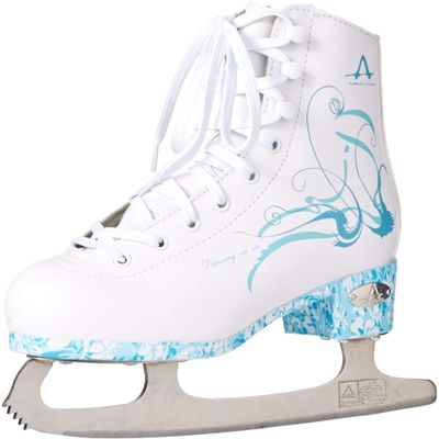 American Athletic Sumilon Lined Ice Skates for Women - Recreational Figure Skates with Turquoise Outsole, Ankle Support, Stainless Steel Blades - for Indoor & Outdoor Ice Skating (4)