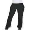 KOI Basics Laurie Women's 6-Pocket Yoga-Style Scrub Pants Black Large Tall view 1