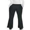 KOI Basics Laurie Women's 6-Pocket Yoga-Style Scrub Pants Black Large Tall view 2