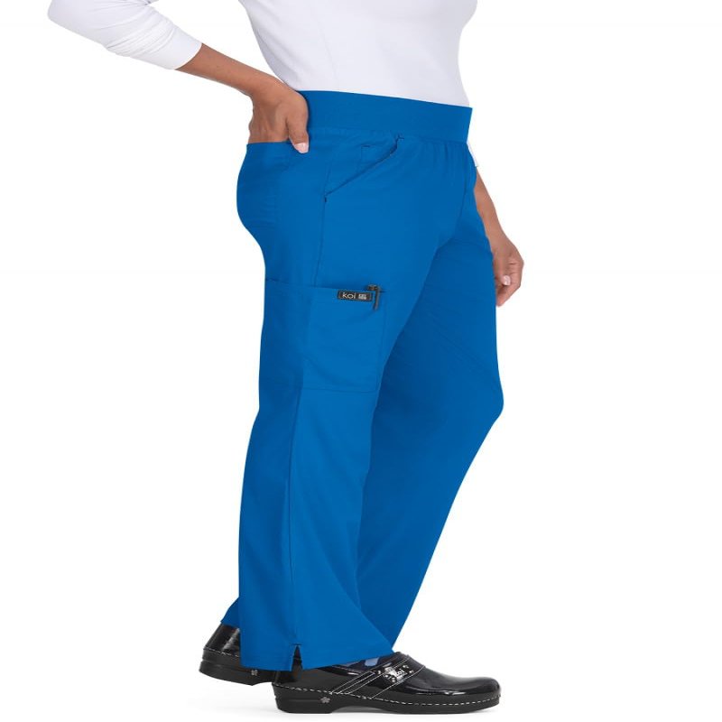 KOI Basics 732 Women's Laurie Pant (Royal, Small)