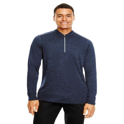 Ash City - Core 365 Men's Kinetic Performance Quarter-Zip S CLASSC NVY/ CRBN