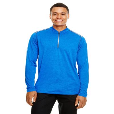 Ash City - Core 365 Men's Kinetic Performance Quarter-Zip 3XL TRU ROYAL/ CRBN