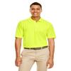 Men's Radiant Performance Piqu Polo with Reflective Piping 2XL SAFETY YELLOW view 1