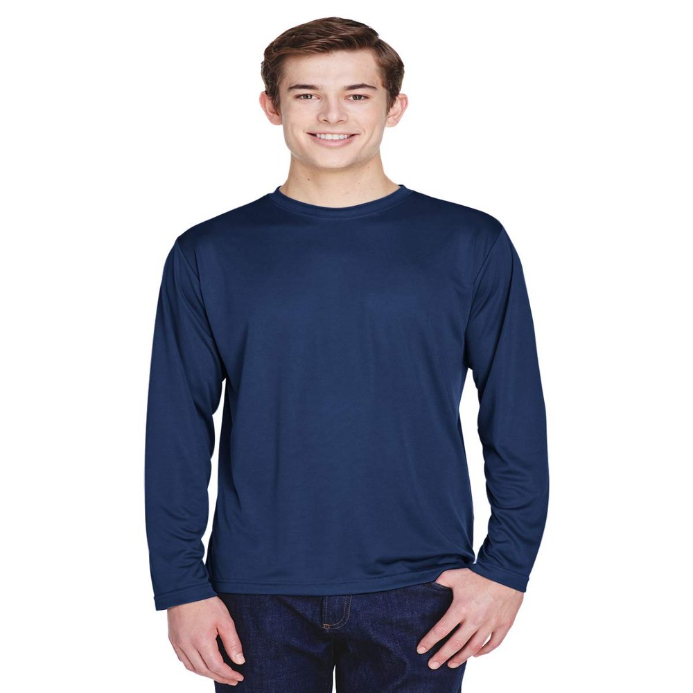 Team 365 Men's Zone Performance Long-Sleeve T-Shirt 3XL SPORT DARK NAVY