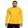 Team 365 Men's Zone Performance Long-Sleeve T-Shirt S SP ATHLETIC GOLD view 1