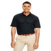 Men's Radiant Performance Piqu Polo with Reflective Piping S BLACK view 1