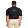 Men's Radiant Performance Piqu Polo with Reflective Piping S BLACK view 3