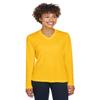 Team 365 Ladies' Zone Performance Long-Sleeve T-Shirt M SP ATHLETIC GOLD view 1