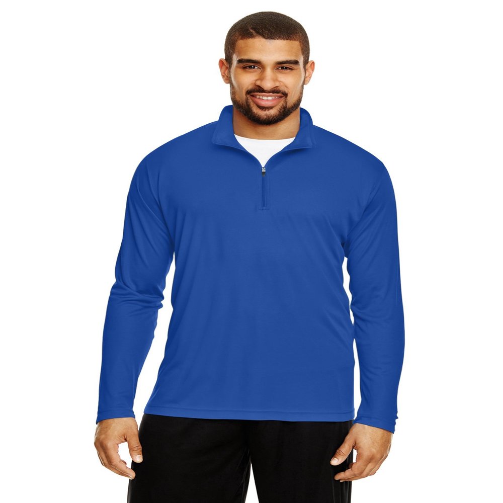 Team 365 Men's Zone Performance Quarter-Zip XS SPORT ROYAL