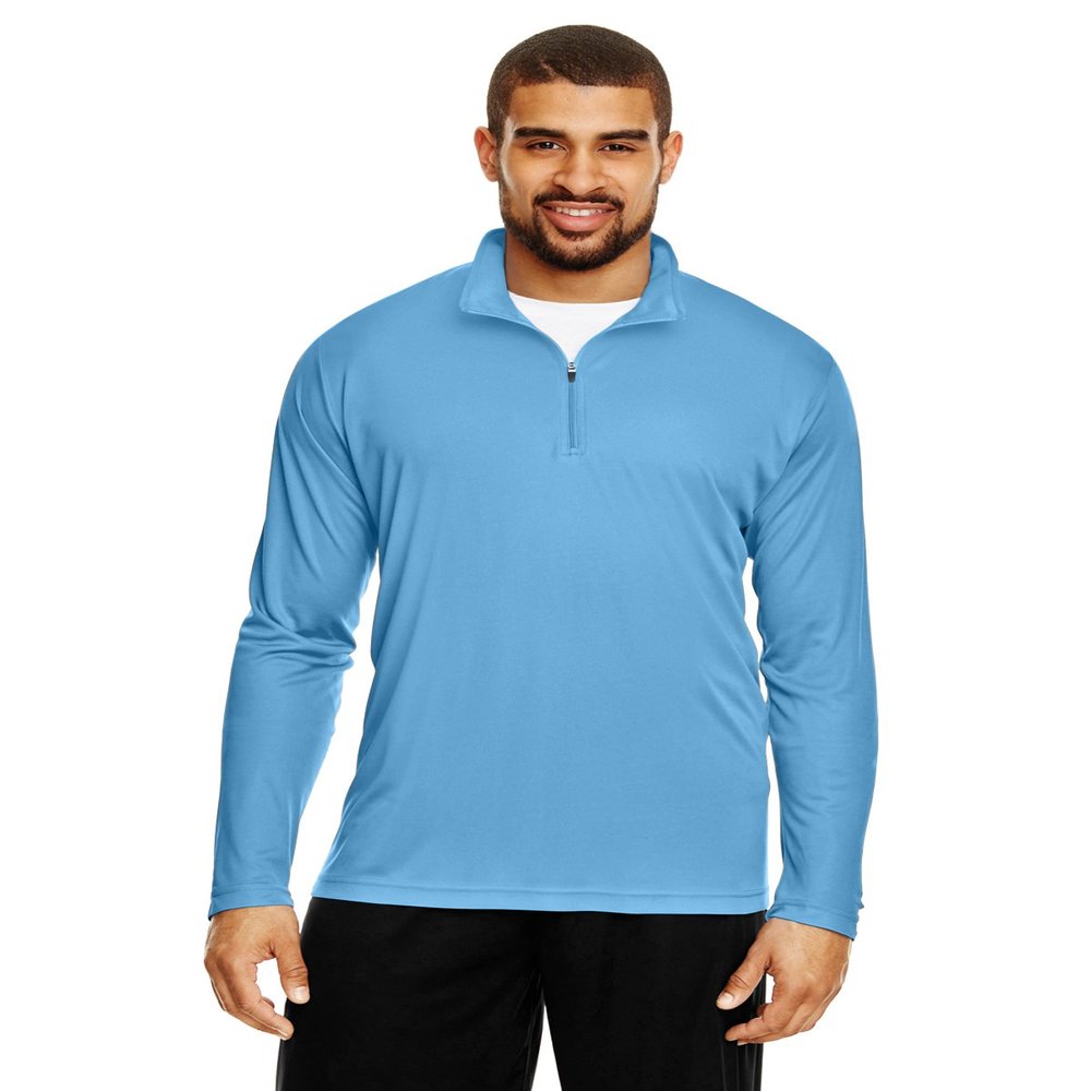 Team 365 Men's Zone Performance Quarter-Zip XL SPORT LIGHT BLUE