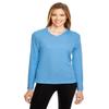 Team 365 Ladies' Zone Performance Long-Sleeve T-Shirt S SPORT LIGHT BLUE view 1
