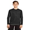 Team 365 Youth Zone Performance Long-Sleeve T-Shirt M BLACK view 1