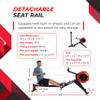 Stamina X AMRAP Rower Machine with Smart Workout App - Foldable Rowing Machine with Dynamic Air Resistance for Home Gym Fitness - Up to 300 lbs Weight Capacity view 3