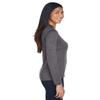Core 365 Ladies' Kinetic Performance Quarter-Zip XS CARBON/ BLACK view 2