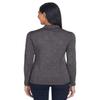 Core 365 Ladies' Kinetic Performance Quarter-Zip XS CARBON/ BLACK view 3