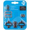 M-Wave Unisex Adult Cleat S Cleat Set for Pedal, Also Suitable for Shimano Pedals - black/silver, - view 1