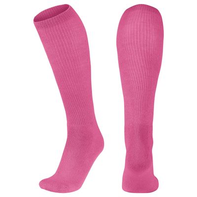 CHAMPRO Standard Multi-Sport Athletic Compression Socks for Baseball, Softball, Football, and More, PINK, Adult X-Small