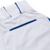 CHAMPRO Women's Surge Low Rise Softball Pants, White, Royal, L view 3