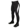 CHAMPRO womens Low-rise Women's Softball Surge Traditional Style Low Rise Pant, Black, White, XX-Large US view 1