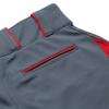 CHAMPRO girls Low-rise Girls' Softball Surge Traditional Style Low Rise Pant, Graphite, Scarlet, Medium US view 4