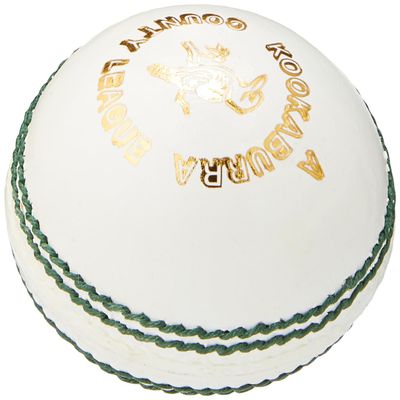 Kookaburra County League Cricket Ball 4.75oz, White, Youths