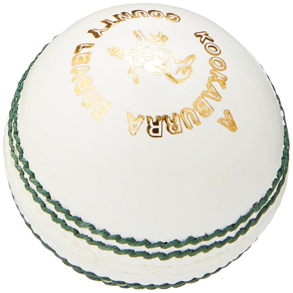 Kookaburra County League Cricket Ball 4.75oz, White, Youths