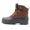 Parrazo Men's Water Resistance Snow and Hiking Heavy Duty Laced-up Winter Boots (9, brown) view 2