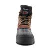 Parrazo Men's Water Resistance Snow and Hiking Heavy Duty Laced-up Winter Boots (9, brown) view 3
