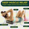Deep Recovery Yoga Foam Roller for Physical Therapy & Exercise  Black Back Roller for Back Pain, Legs, and Shoulders, 12in x 4in Travel Size  Deep Tissue Massage for Myofascial Release view 2