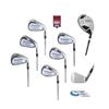 Men's Senior Flex. Cadet Length Tour Irons Set 4-9 Irons + Pitching Wedge + Bonus Sand Wedge, Stainless Steel: Right Hand USA Built view 2