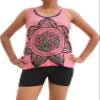 Full Funk Ladies Sleeveless Tank Top Shirt Sands of Time Spirituality Art, X-Large, Pink view 1