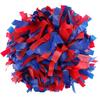 ICObuty Plastic Cheerleader Cheerleading Pom Pom 6 inch 1 Pair (Red-Royal Blue) view 1