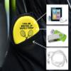 BusyBee Vibration Dampener in Fun Zipper Pouch. Best Tennis Shock Absorber (Pack of 6, Black) Plus a Bonus: Exclusive Mobile App 3 Months Trial view 4