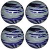 BuyBocceBalls - EPCO Candlepin Bowling Balls - Marbleized - Purple, Grey & White (4 1/2 inch- 2lbs. 7oz.) - 4 Balls - Made in USA view 3