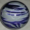 BuyBocceBalls - EPCO Candlepin Bowling Balls - Marbleized - Purple, Grey & White (4 1/2 inch- 2lbs.7oz.) - Single - Made in USA view 1