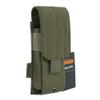 EXCELLENT ELITE SPANKER Tactical Molle Single/Double/Triple Mag Pouch for M4 M14 M16 AR15 G36 AK Magazine Pouch Holds 2 Mags (Ranger Green)  view 1