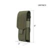EXCELLENT ELITE SPANKER Tactical Molle Single/Double/Triple Mag Pouch for M4 M14 M16 AR15 G36 AK Magazine Pouch Holds 2 Mags (Ranger Green)  view 2