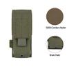 EXCELLENT ELITE SPANKER Tactical Molle Single/Double/Triple Mag Pouch for M4 M14 M16 AR15 G36 AK Magazine Pouch Holds 2 Mags (Ranger Green)  view 3